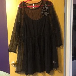 Black ‘naked’ dress